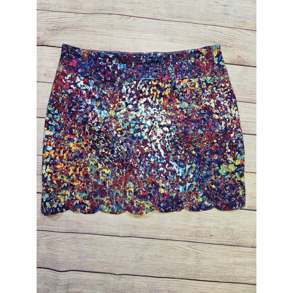 Attyre NYC Multicolor Skort/‎ Miniskirt Women's size 8 Golf Tennis Athletic